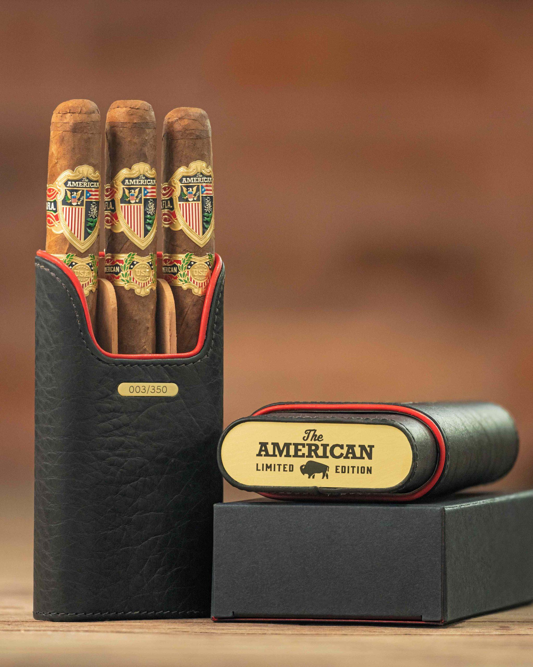 The American Black Bison Cigar Case