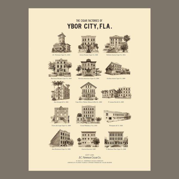 cigar factories of ybor city poster